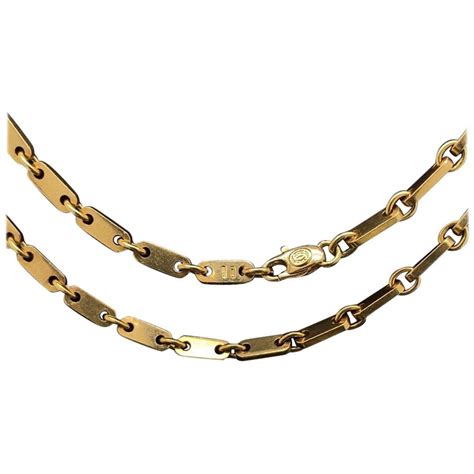 cartier yellow gold chain necklace|cartier men's gold chain necklace.